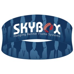 Circle Double Sided Hanging Banner