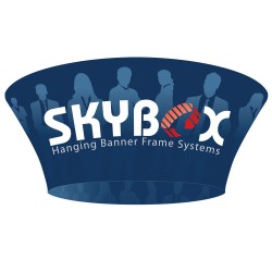 Tapered Circle Double Sided Hanging Banner