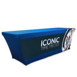 Stretch 8ft Table Throw Full Color Printing