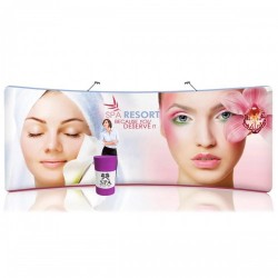 20ft EZ Tube Curved Fabric Trade Show Display 20ft EZ Tube Curved Fabric Trade Show Display