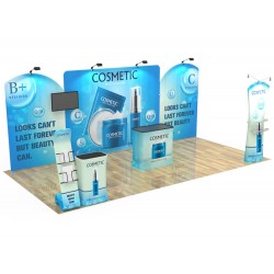 10x20ft Trade Show Booth Display Kit J Graphic Package