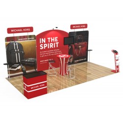 10x20ft Trade Show Booth Display Kit 06 Graphic Package