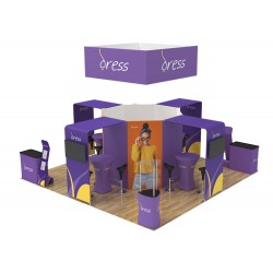 20x20ft Trade Show Booth Display Kit 05 Graphic Package