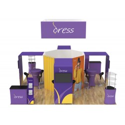 20x20ft Trade Show Booth Display Kit 05 Graphic Package