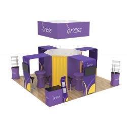 20x20ft Trade Show Booth Display Kit 05 Graphic Package