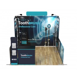 10ft Trade Show Booth Display Kit Y Graphic Package
