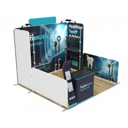 10ft Trade Show Booth Display Kit Y Graphic Package