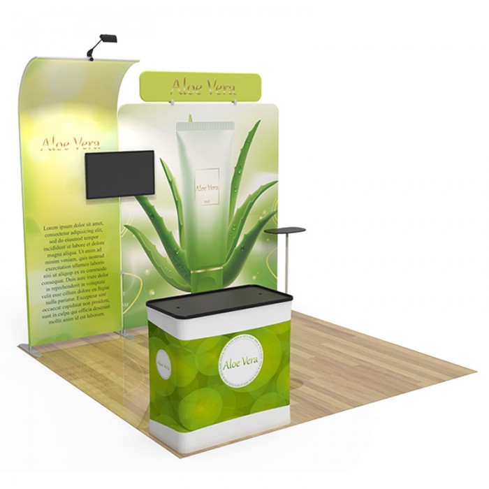 10ft Trade Show Booth Display Kit 16 Graphic Package