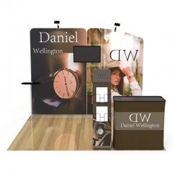 10ft Trade Show Booth Display Kit A1 Graphic Package