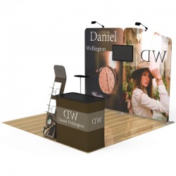 10ft Trade Show Booth Display Kit A1 Graphic Package