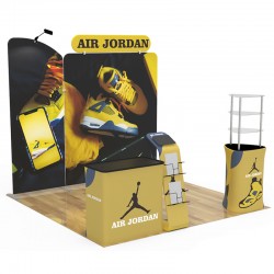10ft Trade Show Booth Display Kit C Graphic Package