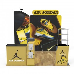 10ft Trade Show Booth Display Kit C Graphic Package