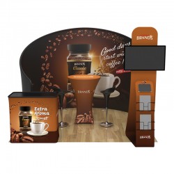10ft Trade Show Booth Display Kit K Graphic Package