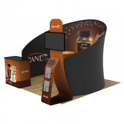 10ft Trade Show Booth Display Kit K Graphic Package