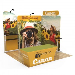 10ft Trade Show Booth Display Kit U Graphic Package