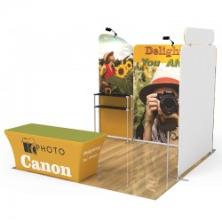 10ft Trade Show Booth Display Kit U Graphic Package